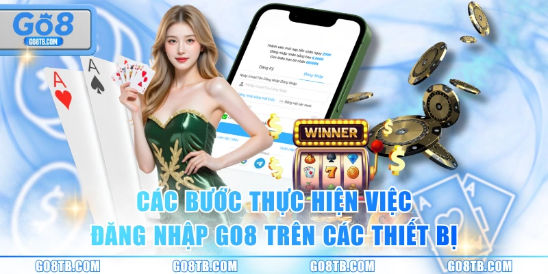Các bước thực hiện việc đăng nhập GO8 trên các thiết bị